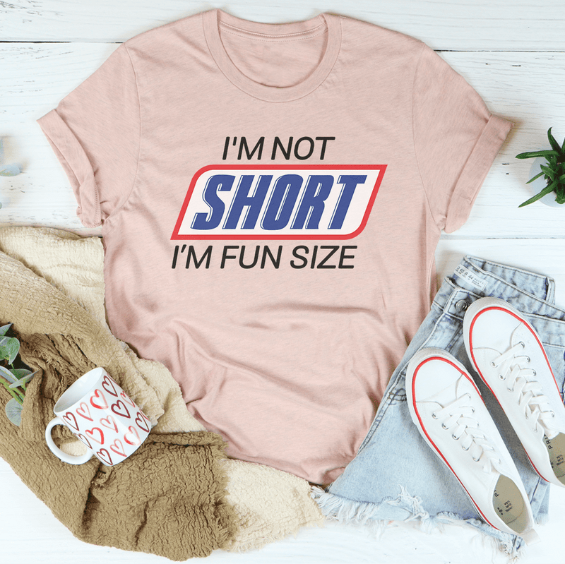 I'm Not Short I'm Fun Sized Tee L Black Heather