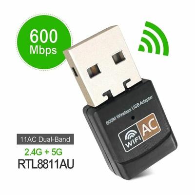 600Mbps Wireless USB Ethernet PC WiFi AC Adapter Lan 802.11 Dual Band 2.4G 5G 600Mbps Wireless USB Ethernet PC WiFi AC Adapter Lan 802.11 Dual Band 2.4G 5G