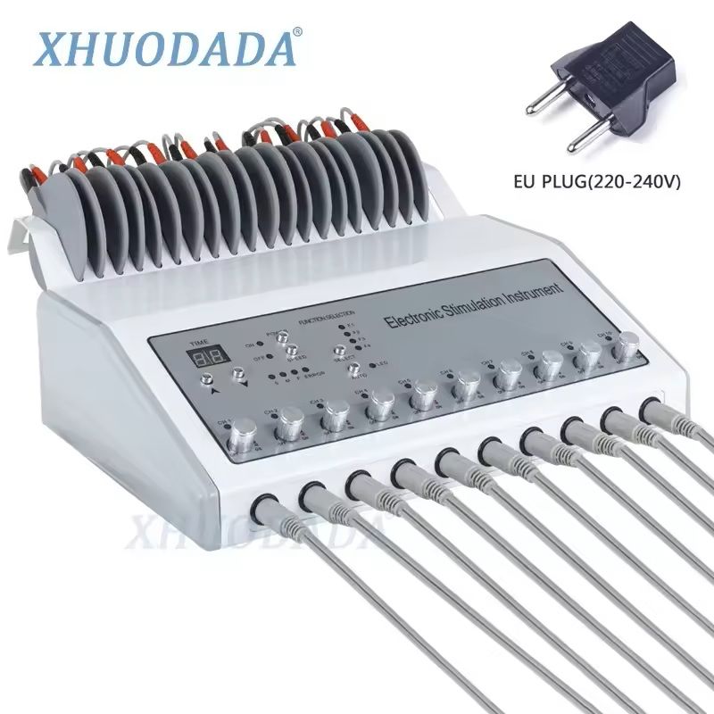 Electric Muscle Stimulator Weight Loss Machine With Russian Waves eu Plug