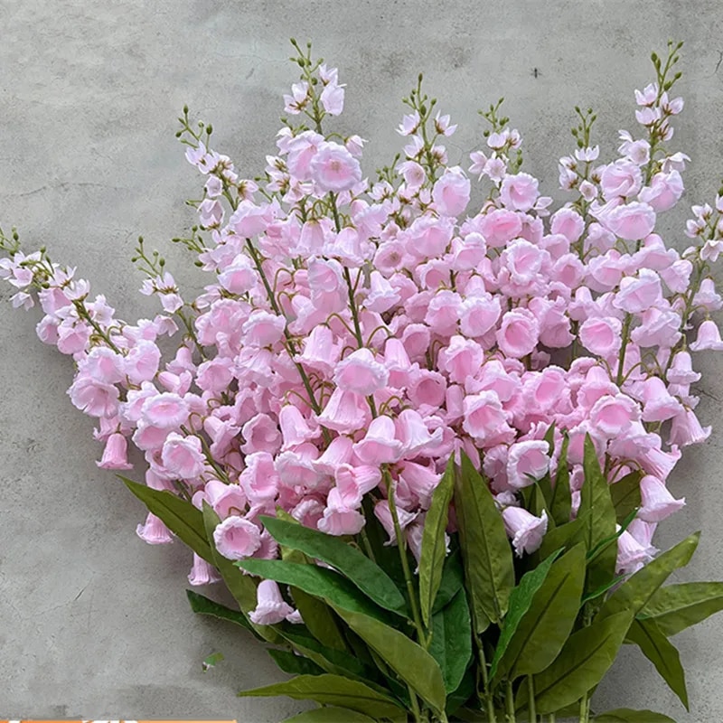 Autumn White Lily Of The Valley Branch: French Fake Flowers For Home & Wedding Decor I