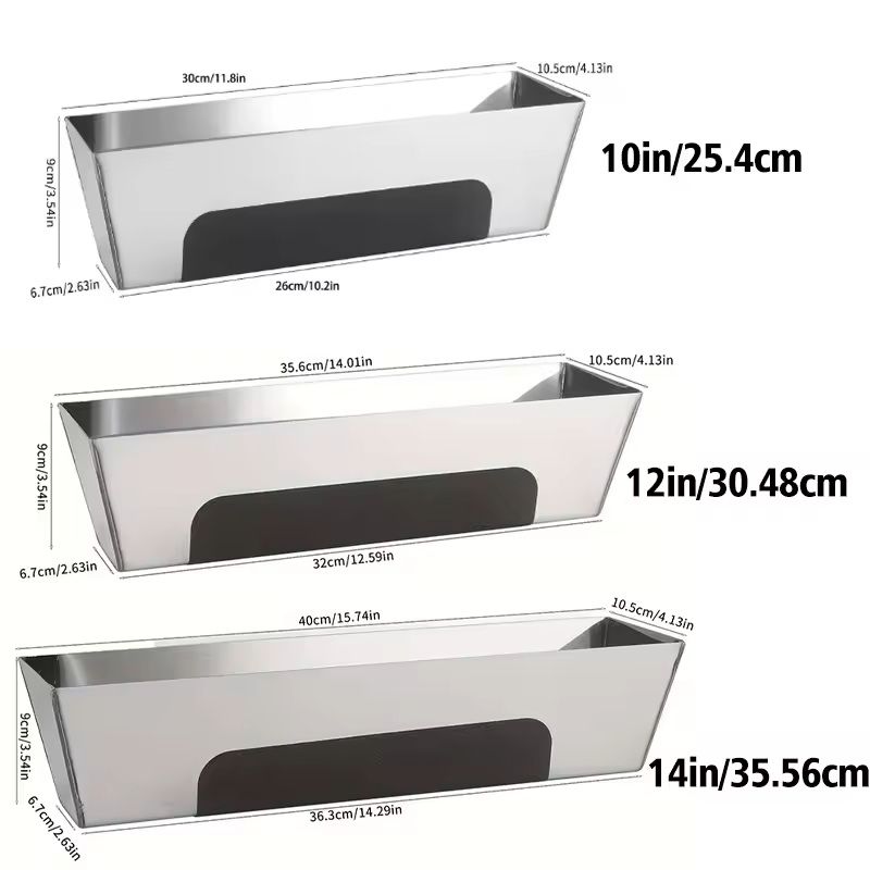 Stainless Steel Drywall Mud Pan With Non Slip Grip For Taping And Spreading 14 Inch