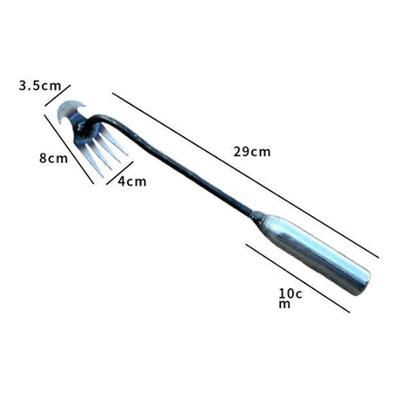 Manganese Steel Garden Weeder: Efficient Hand Weeding Tool For Grass, Soil, And Roots | Multifunctional Gardening Tool 29cm