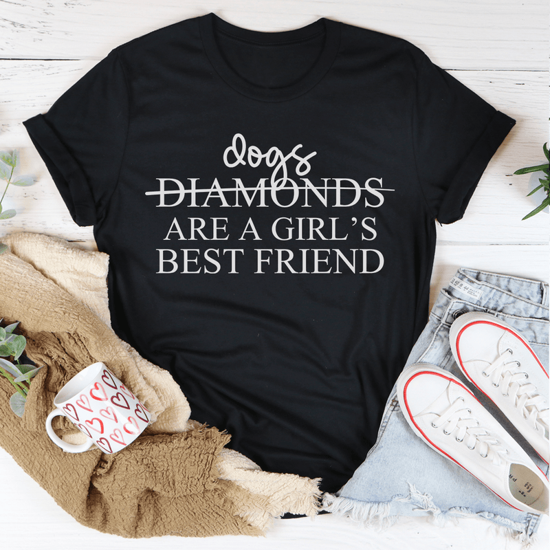 Dogs Are A Girl's Best Friend Tee Mauve 3XL