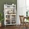 Industrial 5 Tier Metal Bakers Rack, Features See through Flip up Door, Pegboard & Anti Tip Design For Maximum Stability Industrial 5 Tier Metal Bakers Rack, Features See through Flip up Door, Pegboard & Anti Tip Design For Maximum Stability