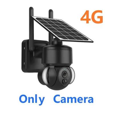 Outdoor Solar Powered Security Camera With Night Vision And Storage Options black 4g