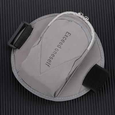 Waterproof Reflective Running Armband For IPhone & Samsung Adjustable Sport Phone Holder gray