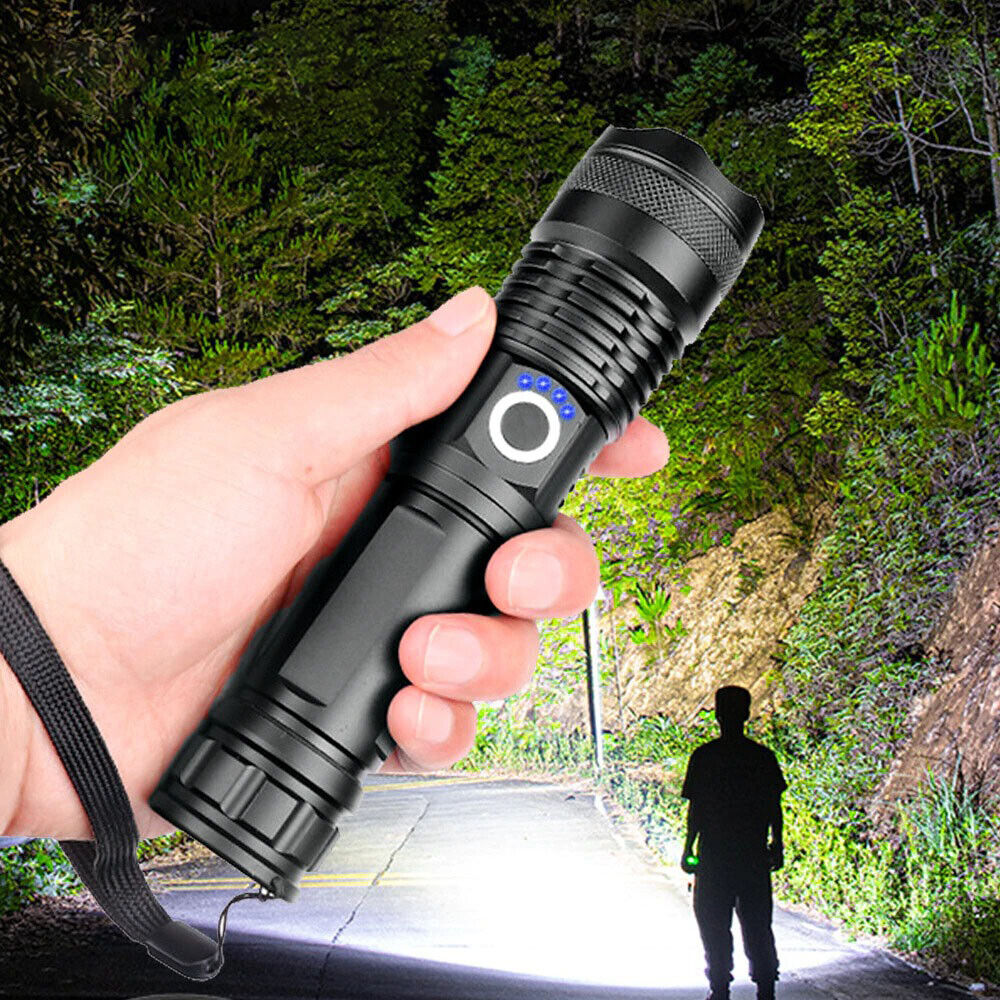 90000LM LED Tactical Flashlight Rechargeable 90000LM LED Tactical Flashlight Rechargeable