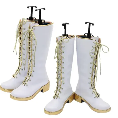 Kpop Hunter Rumi Cosplay Schuhe Stiefel 2025, Dämonen Erwachsene Männer Frauen Schuhe Verkleidung Halloween Karneval Kostüm Zubehör Image