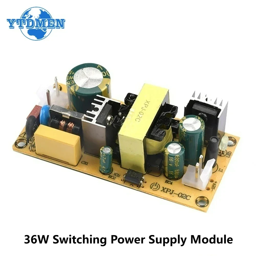 36W Schaltnetzteilmodul AC DC Konverter 12V3A 24V1,5A Bare Board Circuit Modul 220V bis 12V 24V für Ersatzreparatur Image