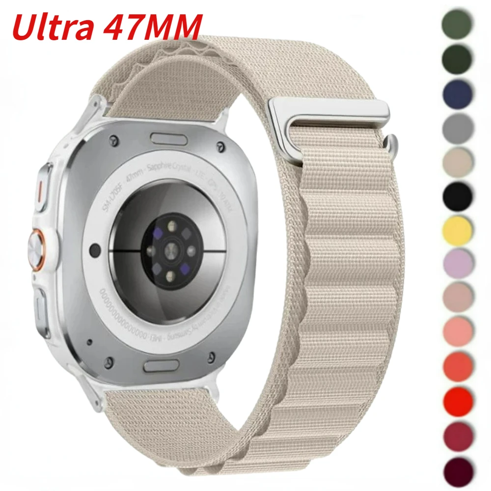 Alpine Loop Band für Samsung Galaxy Watch 8 Ultra 47 mm 2025 Original-Armband für Galaxy Watch Ultra 47 mm Nylonarmband Image