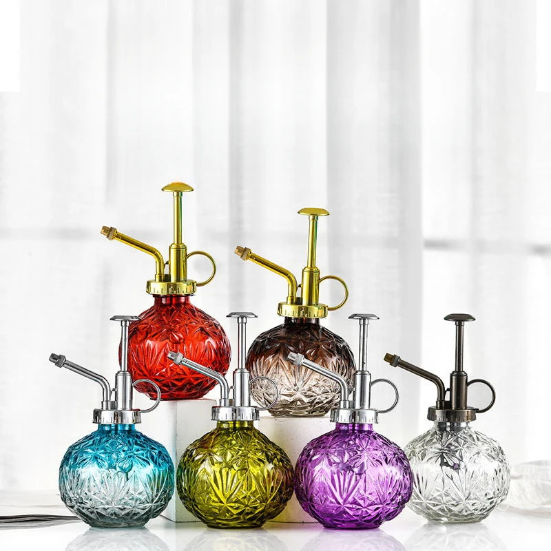 Neue Relief Schneeflocke Glas Gießkanne Gartenarbeit Haushalt Wasser Sprayer Gießkanne Gießkanne Hause Dekoration Image