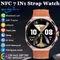 Neue NFC Smart Uhr Männer AMOLED Bildschirm GPS Smartwatch Frauen 100 + Sport Herz Rate Monitor Bluetooth Anruf IP68 Wasserdichte uhr
