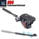H80 Testa fluida video professionale Smorzamento idraulico Treppiede per fotocamera DSLR Monopiede Manfrotto 501PL Birdwatching Testa panoramica a 360°