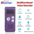 WOOPKER Registratore vocale digitale Lettore MP3 da 8 GB/16 GB/32 GB/64 GB Chiavetta USB Dittafono con cancellazione del rumore HD per conferenze Riunioni