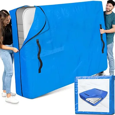 Waterproof Mattress Storage Bag For Moving and Storage - Reusable Heavy Duty Oxford Mattress Bag Twin Full Queen King Size