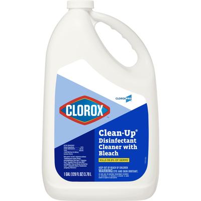 CloroxPro Clorox Clean-Up with Bleach Surface Disinfectant Cleaner Refill Manual Pour Liquid 1 gal. Jug Chlorine Scent NonSterile (898752_CS)
