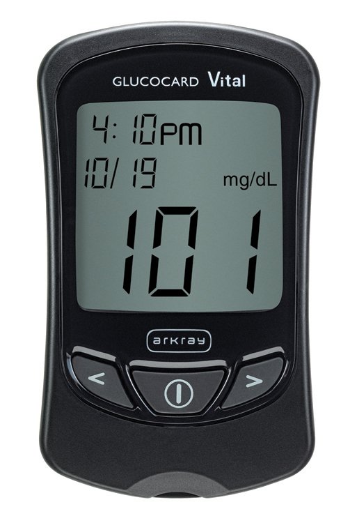 Glucocard Vital Blood Glucose Meter 7 Second Results Stores up to 250 Results No Coding Required (783949_BX) 1/BX Glucocard® Vital™ Blood Glucose Mete