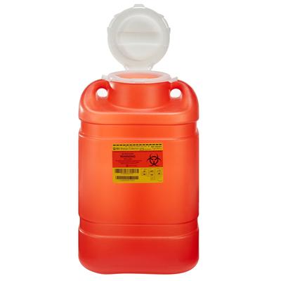 BD Sharps Container Red Base 18 H X 7-1/2 W X 10-1/2 D Inch Vertical Entry 5 Gallon (140851_CS) 8/CS BD™ Sharps Containers