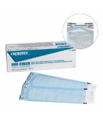 Duo-Check Sterilization Pouch Ethylene Oxide (EO) Gas / Steam 3-1/2 X 5-1/4 Inch Self Seal Paper (993105_CS)