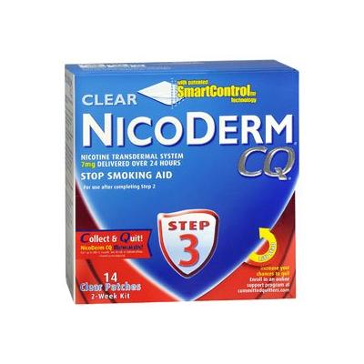 Nicoderm CQ Stop Smoking Aid 7 mg Strength Transdermal Patch (523887_BX) 1/BX Nicoderm CQ® Smoking Suppressors