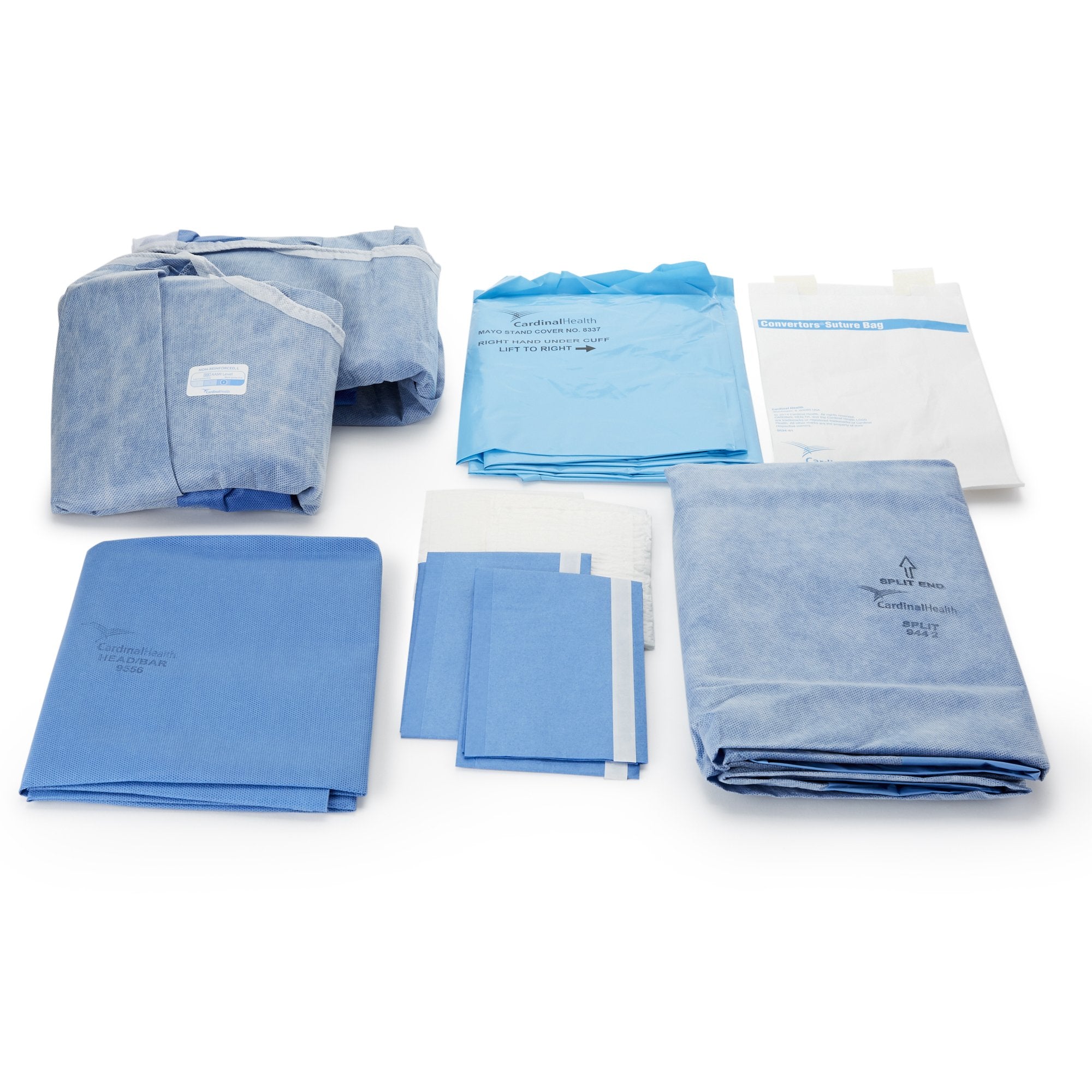 Cardinal Health EENT Drape Pack Cardinal Health (270297_CS) 6/CS Cardinal Health™ Sterile Drapes, Bibs and Covers
