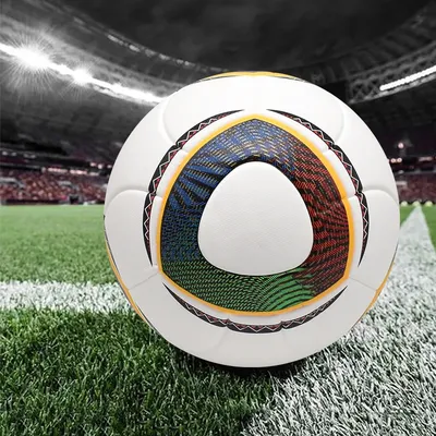 1PC Standard Size 5 Ball, Suitable For Adults And Teenagers Outdoor Games, PU Seamless Leather Football