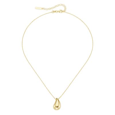 Giorgio Martello Milano Kette mit Anhänger in Tropfenform, Silber 925 Gold Image
