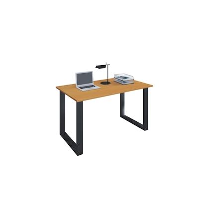 VCM Schreibtisch Lona Schwarz / Buche H. 76 x B. 80 x T. 50 cm Image