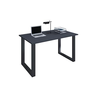 VCM Schreibtisch Lona Schwarz / Anthrazit H. 76 x B. 110 x T. 50 cm Image
