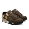 Sneaker DC SHOES "DC COMMAND", Gr. 45, olive, schwarz, tan, Leder, Synthetik, sportlich, Schuhe