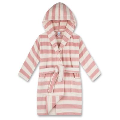 Sanetta - Kid's Bathrobe Stripe 233054 - Bademantel Gr 128 rosa Image