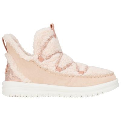 HeyDude - Women's Camden Suede Cozy - Winterschuhe 39 | EU 39 beige/weiß Image