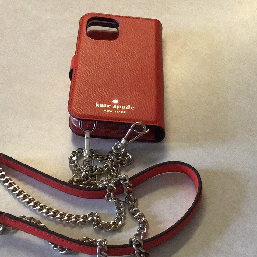 Kate Spade Cell Phones & Accessories | Kate Spade Red Crossbody Phone Case With Chain | Color: Red | Size: Os