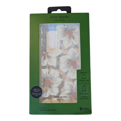 Kate Spade Cell Phones & Accessories | X8-N Kate Spade Defensive Hardshell Case Samsung Galaxy S24+ Hollyhock Floral | Color: Tan | Size: Os