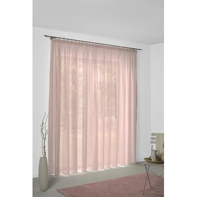 Vorhang WIRTH "Sunday", rosa, B:142cm H:275cm, Baumwolle, Polyester, Gardinen, nach Maß Image