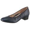 Pumps ARA "MILANO", Damen, Gr. 5 (38), blau (dunkelblau), Glattleder, unifarben, elegant, Schuhe, Business Schuh in klassischer Optik mit Blockabsatz