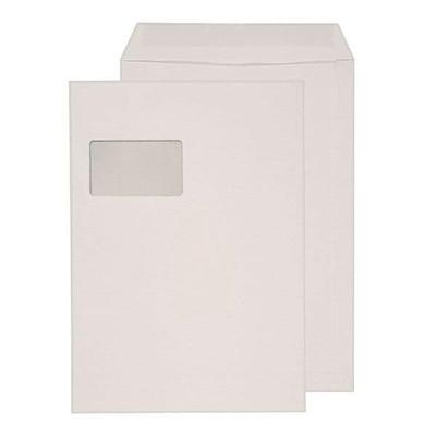 Mailmedia 250 Versandtaschen DIN C4 90 g/m² mit Fenster, 32.4x22.9 cm Image
