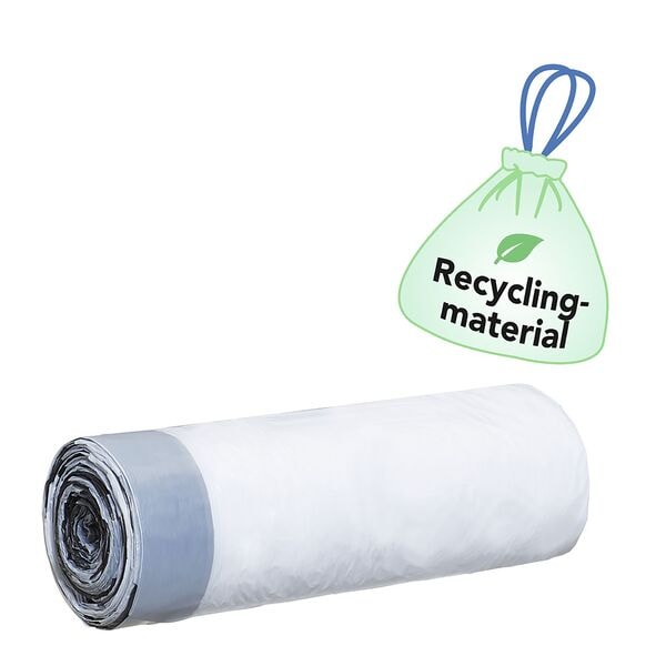 OTTO Office 30.0 L Müllbeutel mit Zugband weiß 120 Stück weiß, 50x60 cm