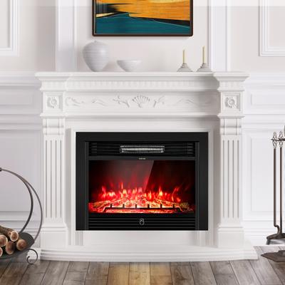 28.5 Inch Electric Fireplace Recessed With 3 Flame Colors, Adjustable Heat & Realistic Flames 28.5 Inch Electric Fireplace Recessed With 3 Flame Colors, Adjustable Heat & Realistic Flames
