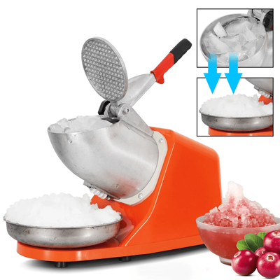 Electric Ice Crusher Machine, Ice Shaver & Shaved Ice Snow Cone Maker Electric Ice Crusher Machine, Ice Shaver & Shaved Ice Snow Cone Maker