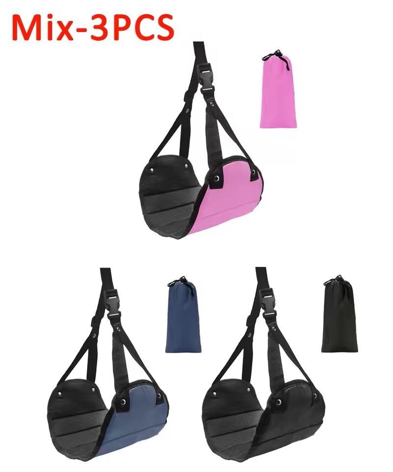 Adjustable Travel Foot Hammock With Airplane And Office Footrest 1 Or 3 Pack mix 3pcs