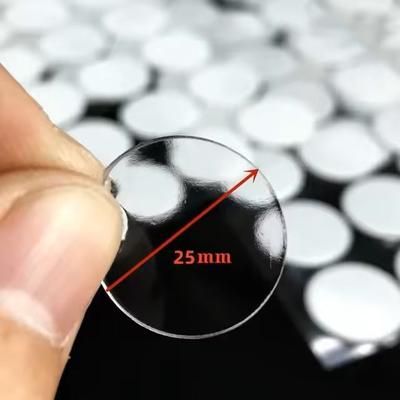 Double Sided Adhesive Dots Clear Acrylic Stickers For DIY Crafts And Scrapbooking 100pcs 25mm