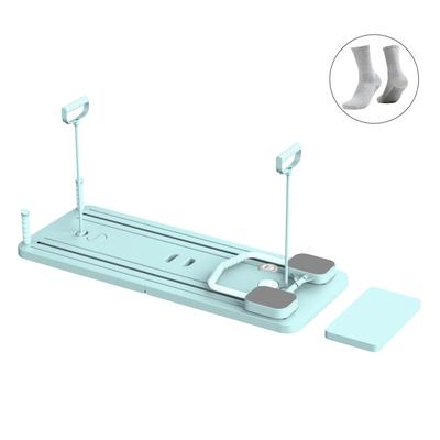 Multifunctional Ab Exercise Board, Home Pilates Reformer For Core, Abs & Strength Training With Smart Timer & Foldable green Proyoga Socks