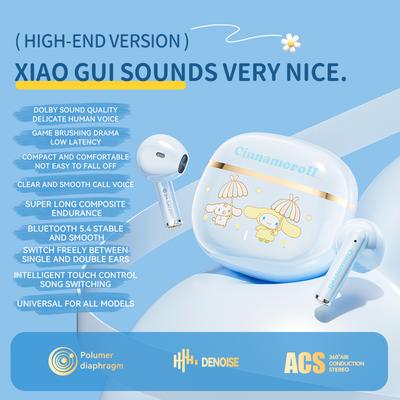 Wireless Bluetooth Headset HiFi Lossless Audio, Lightweight Earbuds, HD Voice Call, Touch Control, Compact Fit blue