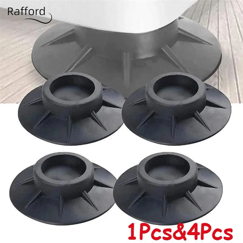 Anti Vibration Rubber Feet Pads Skid Stop Dampers Mat For Washing Machine Dryer Non Slip Shock Absorber Legs Silent 1pcs