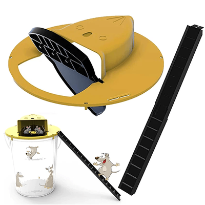 Mouse Rat Trap Flip & Slide Bucket Lid Reusable Humane Mousetrap For Indoor & Outdoor Rodent Control Auto Reset Catcher Mouse Rat Trap Flip & Slide Bucket Lid Reusable Humane Mousetrap For Indoor & Outdoor Rodent Control Auto Reset Catcher