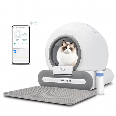 Smart Automatic Cat Litter Box With Self Cleaning And App Control For Multiple Cats Smart Automatic Cat Litter Box With Self Cleaning And App Control For Multiple Cats