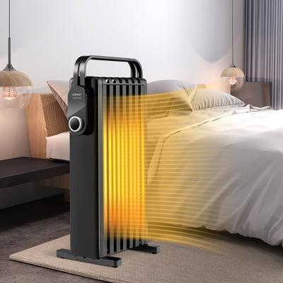 1500W Oil Filled Radiator Heater With Foldable Rack, 3 Level Electric Space Heater For Indoor Use 1500W Oil Filled Radiator Heater With Foldable Rack, 3 Level Electric Space Heater For Indoor Use