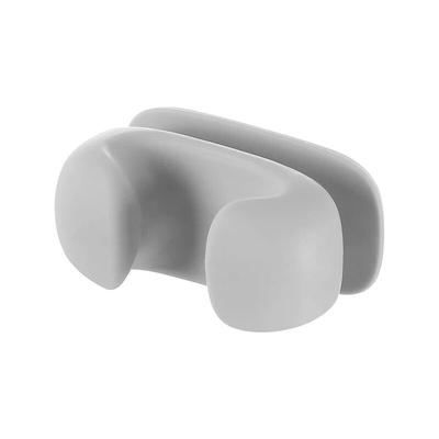 Rice Spoon Holder Silicone Storage Rack, Kitchen Wall Mounted Cooker Spoon Shelf, Placement Rack light Grey