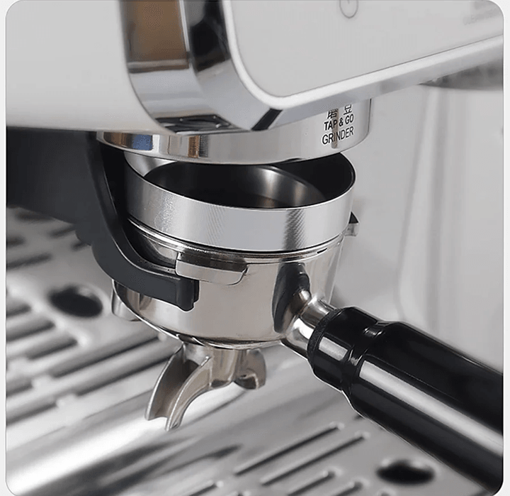 PrecisionFit Coffee Dosing Ring For 51mm 53mm 58mm Portafilters 58 Mm silver